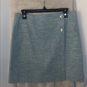 Loft NWT Blue Wrap Skirt
